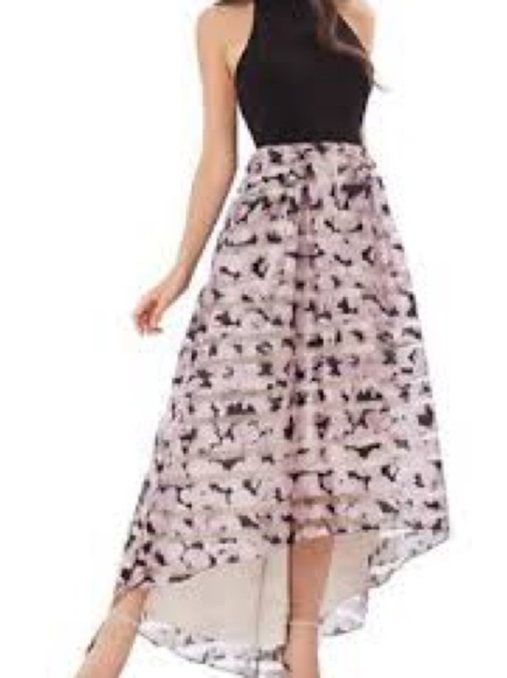 JS COLLECTIONS SHADOW STRIPE GOWN sz 10